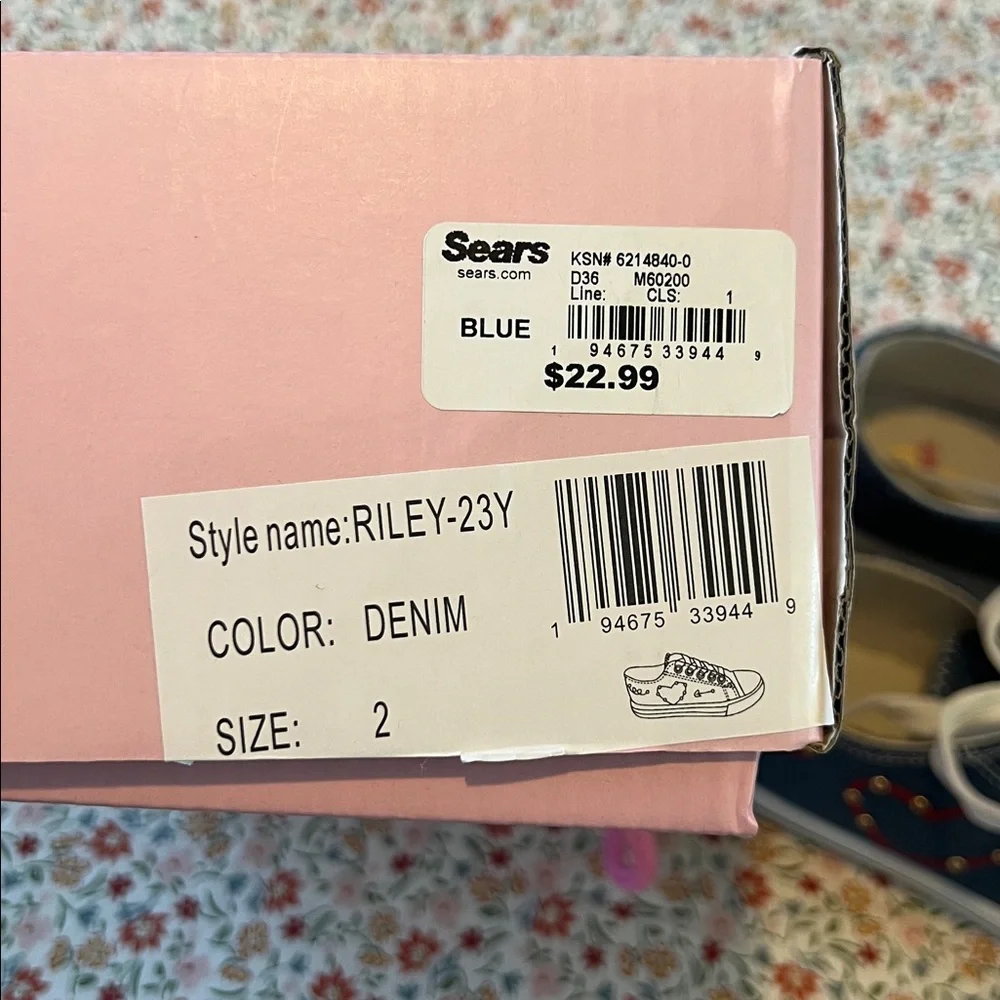 Sears Blue Denim Sneakers